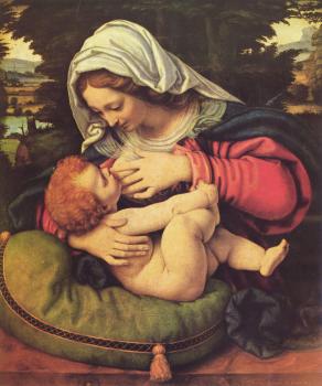 安德裡亞 索拉裡奧 Virgin of the Green Cushion 安德裡亞 索拉裡奧 Virgin of the Green Cushion